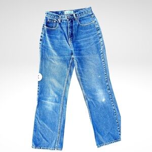 Vintage High Rise Jeans Made in USA 100% Cotton Luxury Denim